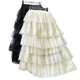 2023 New Spring Fashion Women Skirts Women Lace Skirts Long Lace Skirt Women Fashion Clothing K68